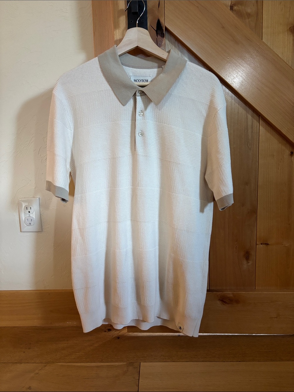Scotch And Soda Mens relaxed fit polo